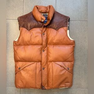 SOLD SOLD SOLD Penfield leather down vest M